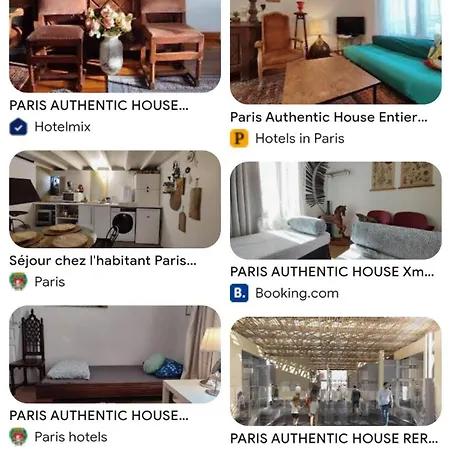 Authentic House 2 Maisons 1 Ideale Pour Groupes, Capacité 30 Personnes Parigi
