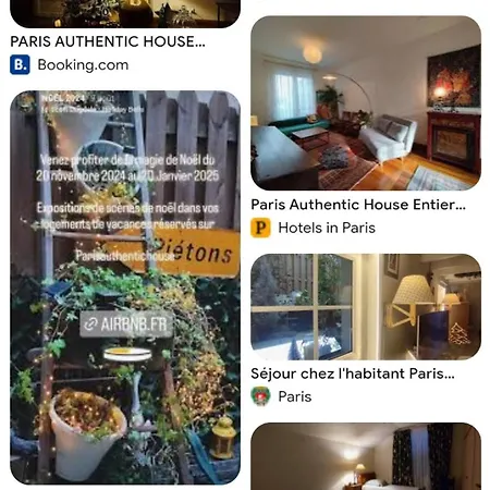 Casa vacanze Authentic House 2 Maisons 1 Ideale Pour Groupes, Capacité 30 Personnes Parigi